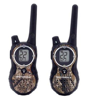 Motorola Talkabout T-8550R (Camouflage). 2 each with NiMH Batteries & PTT Earbuds